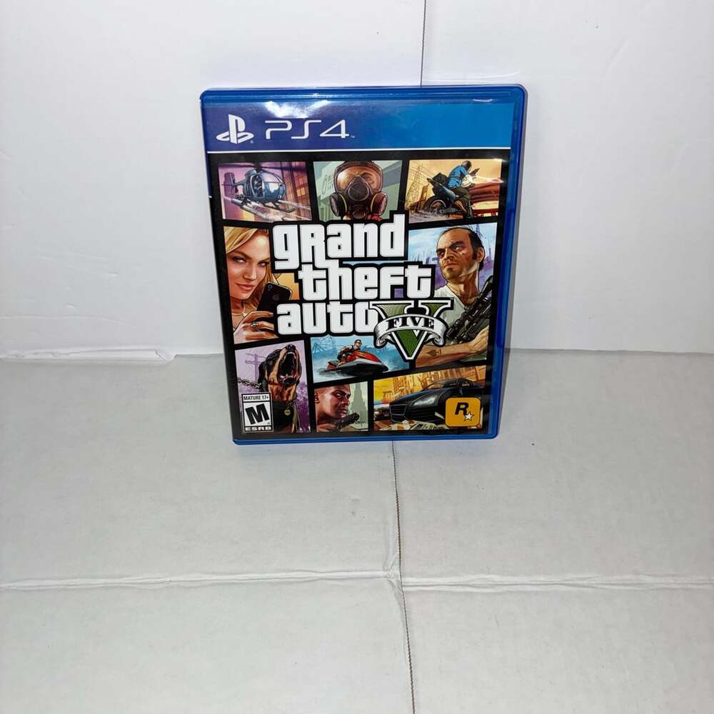 Rockstar Games Grand Theft Auto V Ps4 Video Game Complete With Map
